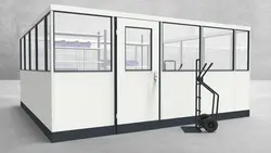 Stellwand 4-seitig 4,50 x 4,50 m 20,25 m² (SW4-4545) Stellwand 4-seitig 4,50 x 4,50 m 20,25 m² (SW4-4545)