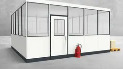 Hallenbüro 4-seitig 5,00 x 5,00 m 25 m² (HB4-5050) Hallenbüro 4-seitig 5,00 x 5,00 m 25 m² (HB4-5050)