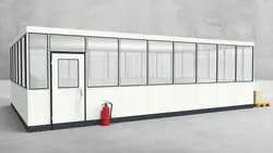 Hallenbüro 4-seitig 8,50 x 5,50 m 46,75 m² (HB4-8555) Hallenbüro 4-seitig 8,50 x 5,50 m 46,75 m² (HB4-8555)