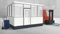 Mobiles Hallenbüro 4-seitig 4,00 x 3,00 m 12 m² (HM4-4030) Mobiles Hallenbüro 4-seitig 4,00 x 3,00 m 12 m² (HM4-4030)