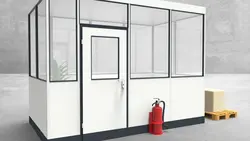 Hallenbüro 4-seitig 3,50 x 2,00 m 7 m² (HB4-3520) Hallenbüro 4-seitig 3,50 x 2,00 m 7 m² (HB4-3520)