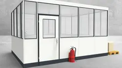 Hallenbüro 4-seitig 4,50 x 3,50 m 15,75 m² (HB4-4535) Hallenbüro 4-seitig 4,50 x 3,50 m 15,75 m² (HB4-4535)