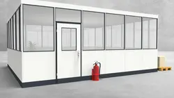 Hallenbüro 4-seitig 6,00 x 5,50 m 33 m² (HB4-6055) Hallenbüro 4-seitig 6,00 x 5,50 m 33 m² (HB4-6055)