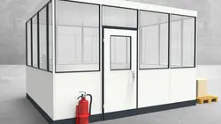 Hallenbüro 4-seitig 4,00 x 3,50 m 14 m² (HB4-4035) Hallenbüro 4-seitig 4,00 x 3,50 m 14 m² (HB4-4035)
