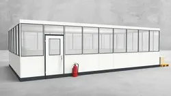 Hallenbüro 4-seitig 9,00 x 5,50 m 49,5 m² (HB4-9055) Hallenbüro 4-seitig 9,00 x 5,50 m 49,5 m² (HB4-9055)