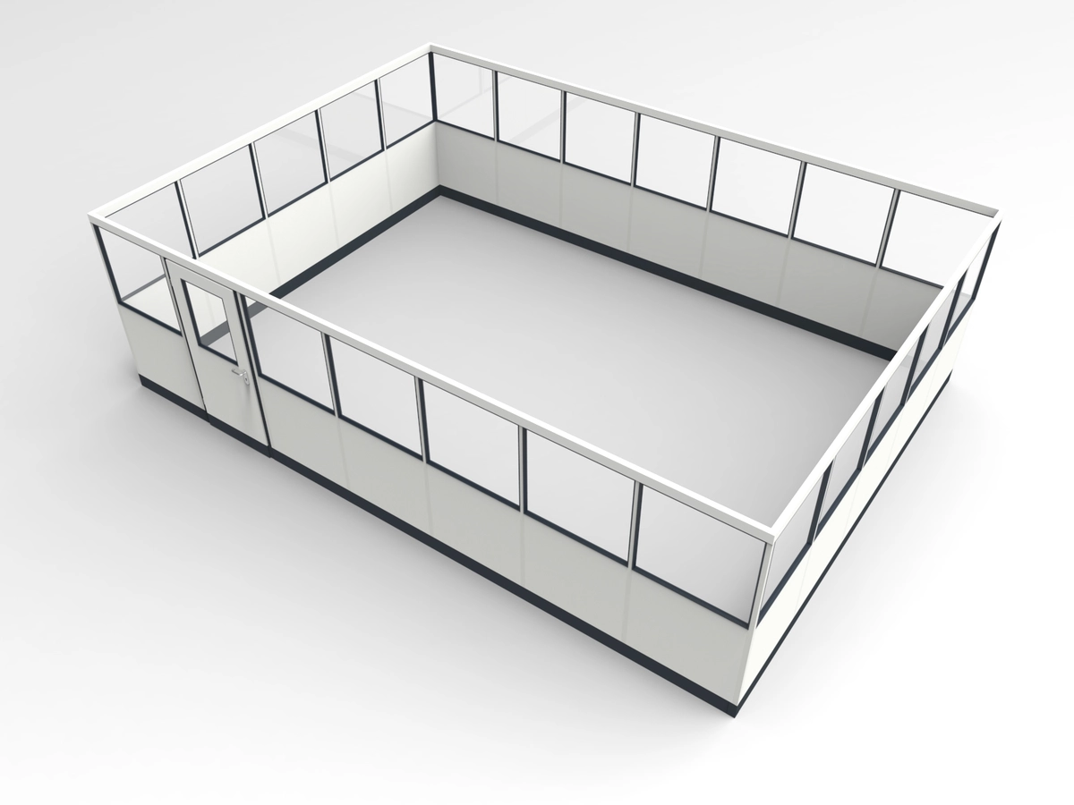 Wandanschluss für Stellwand 4-seitig 5,00 x 3,50 m System RS 45 von Becker Raumsysteme - Artikel SW4-5035