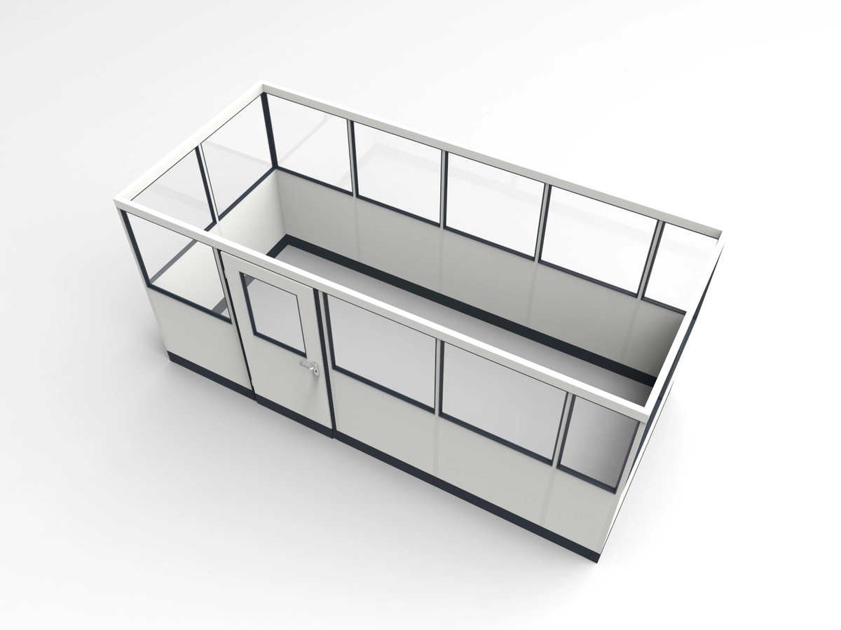 Wandanschluss für Stellwand 4-seitig 4,50 x 2,00 m System RS 45 von Becker Raumsysteme - Artikel SW4-4520