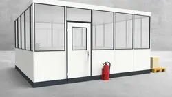 Hallenbüro 4-seitig 5,00 x 4,50 m 22,5 m² (HB4-5045) Hallenbüro 4-seitig 5,00 x 4,50 m 22,5 m² (HB4-5045)