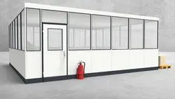 Hallenbüro 4-seitig 6,50 x 6,00 m 39 m² (HB4-6560) Hallenbüro 4-seitig 6,50 x 6,00 m 39 m² (HB4-6560)