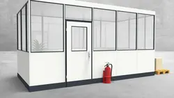 Hallenbüro 4-seitig 5,00 x 2,50 m 12,5 m² (HB4-5025) Hallenbüro 4-seitig 5,00 x 2,50 m 12,5 m² (HB4-5025)