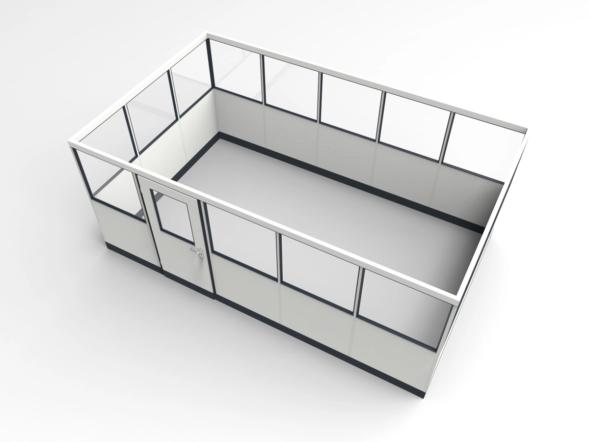 Wandanschluss für Stellwand 4-seitig 5,00 x 3,00 m System RS 45 von Becker Raumsysteme - Artikel SW4-5030