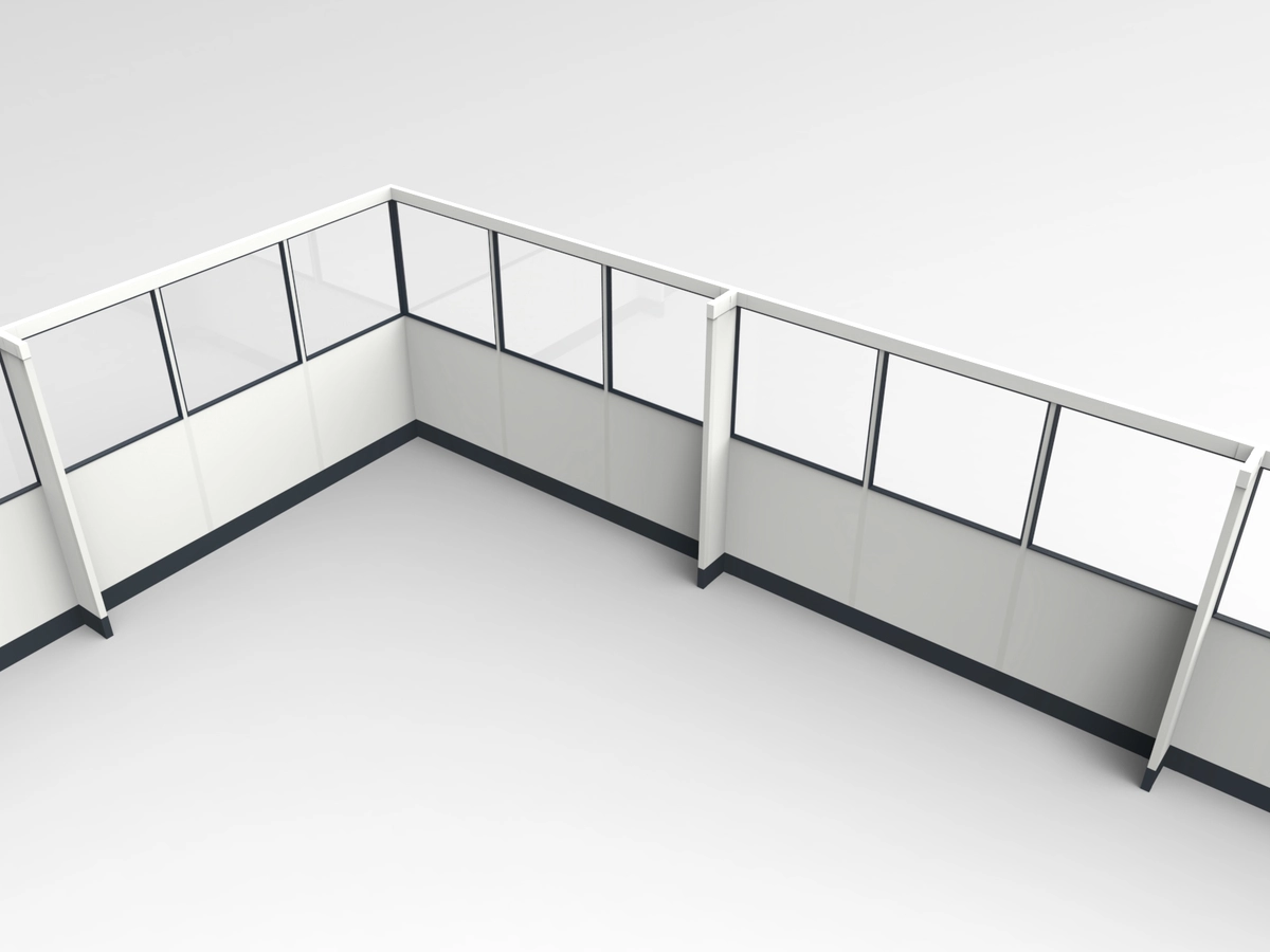 Deckenkonstruktion für Stellwand 4-seitig 8,50 x 4,50 m System RS 45 von Becker Raumsysteme - Artikel SW4-8545