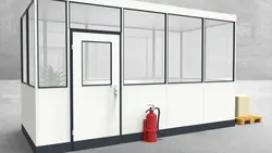 Hallenbüro 4-seitig 4,50 x 2,00 m 9 m² (HB4-4520) Hallenbüro 4-seitig 4,50 x 2,00 m 9 m² (HB4-4520)
