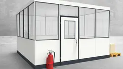 Hallenbüro 4-seitig 4,00 x 4,00 m 16 m² (HB4-4040) Hallenbüro 4-seitig 4,00 x 4,00 m 16 m² (HB4-4040)