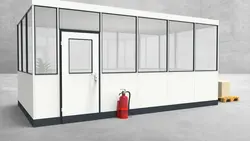 Hallenbüro 4-seitig 5,50 x 3,00 m 16,5 m² (HB4-5530) Hallenbüro 4-seitig 5,50 x 3,00 m 16,5 m² (HB4-5530)