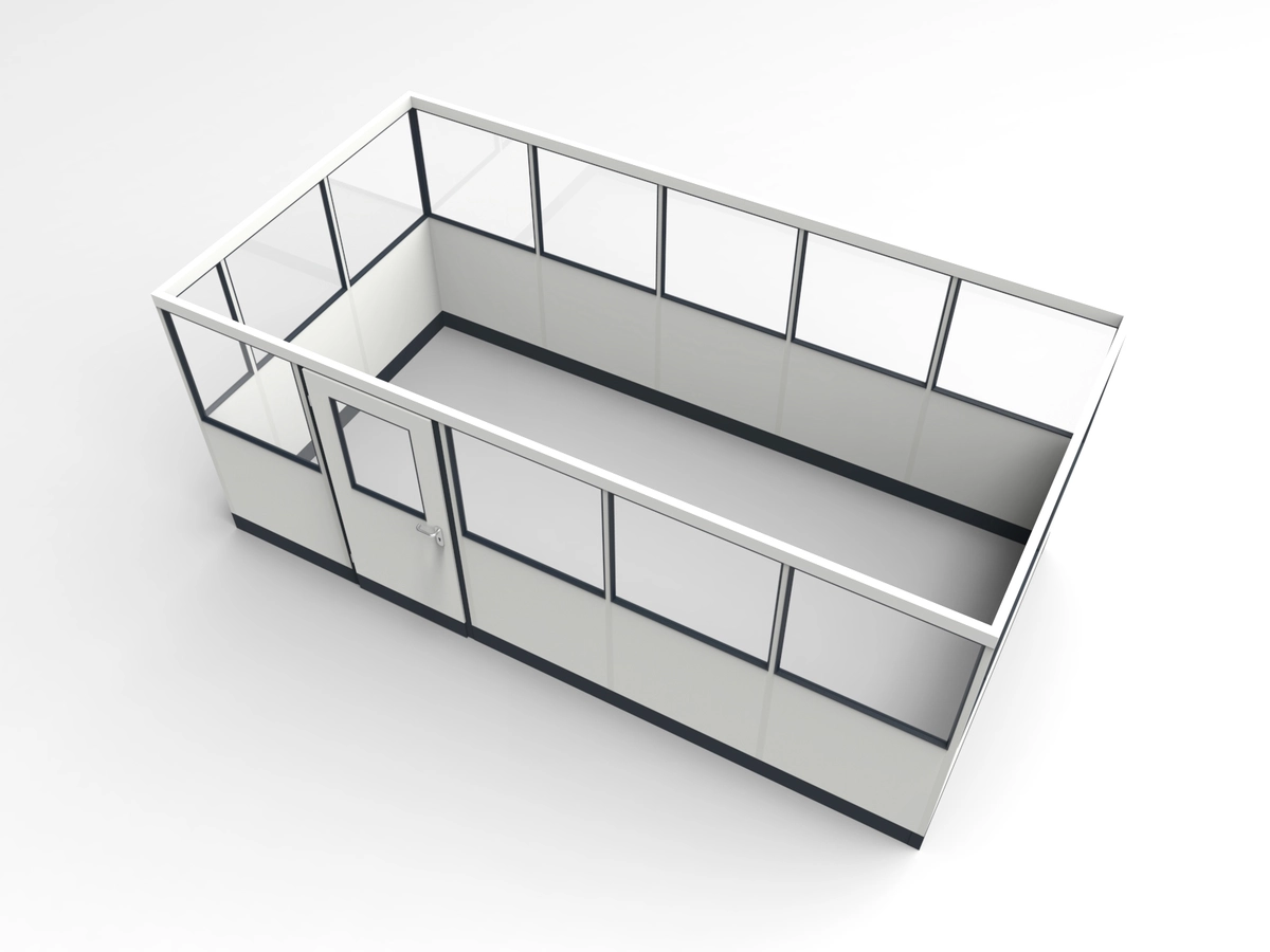 Wandanschluss für Stellwand 4-seitig 5,00 x 2,50 m System RS 45 von Becker Raumsysteme - Artikel SW4-5025
