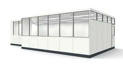 Lagerbüros aus vorgefertigten Bauteilen Lagerbüros zur Unterstützung den Überblick im Produktionsprozess zu behalten
