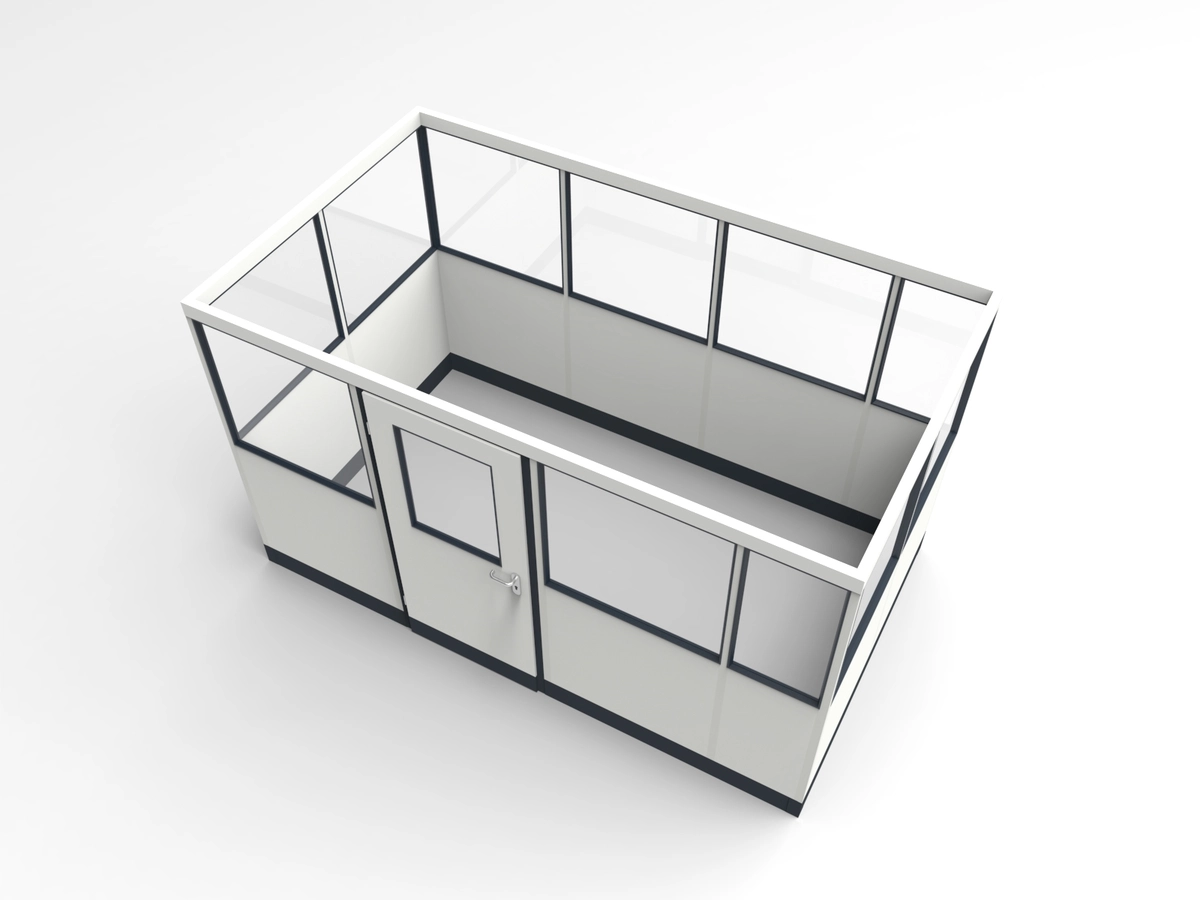 Wandanschluss für Stellwand 4-seitig 3,50 x 2,00 m System RS 45 von Becker Raumsysteme - Artikel SW4-3520