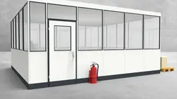 Hallenbüro 4-seitig 5,50 x 5,00 m 27,5 m² (HB4-5550) Hallenbüro 4-seitig 5,50 x 5,00 m 27,5 m² (HB4-5550)