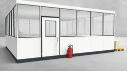 Hallenbüro 4-seitig 6,00 x 6,00 m 36 m² (HB4-6060) Hallenbüro 4-seitig 6,00 x 6,00 m 36 m² (HB4-6060)