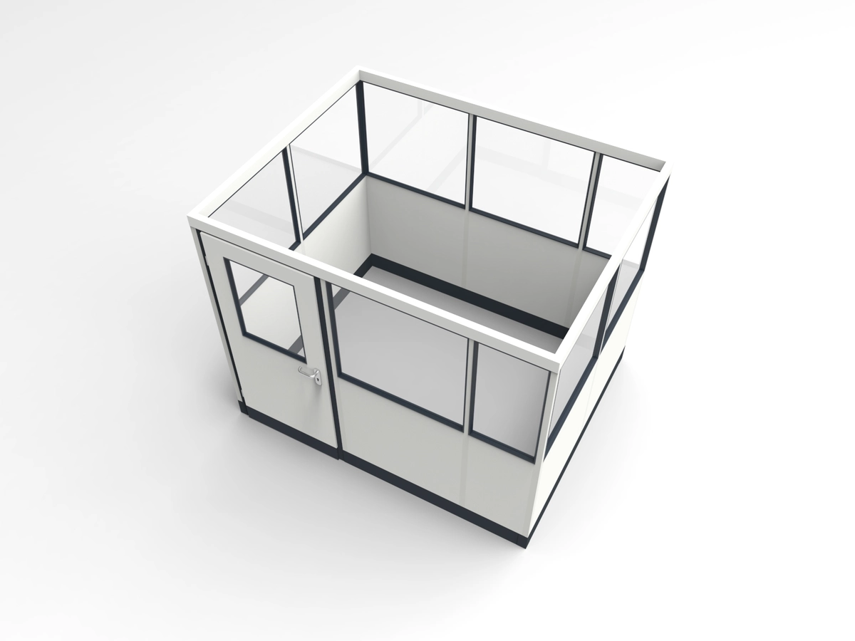 Wandanschluss für Stellwand 4-seitig 2,50 x 2,00 m System RS 45 von Becker Raumsysteme - Artikel SW4-2520