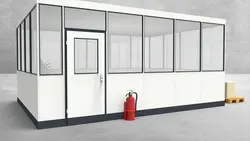 Hallenbüro 4-seitig 5,50 x 4,00 m 22 m² (HB4-5540) Hallenbüro 4-seitig 5,50 x 4,00 m 22 m² (HB4-5540)
