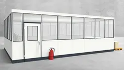 Hallenbüro 4-seitig 7,50 x 5,50 m 41,25 m² (HB4-7555) Hallenbüro 4-seitig 7,50 x 5,50 m 41,25 m² (HB4-7555)