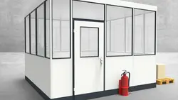 Hallenbüro 4-seitig 3,50 x 3,50 m 12,25 m² (HB4-3535) Hallenbüro 4-seitig 3,50 x 3,50 m 12,25 m² (HB4-3535)